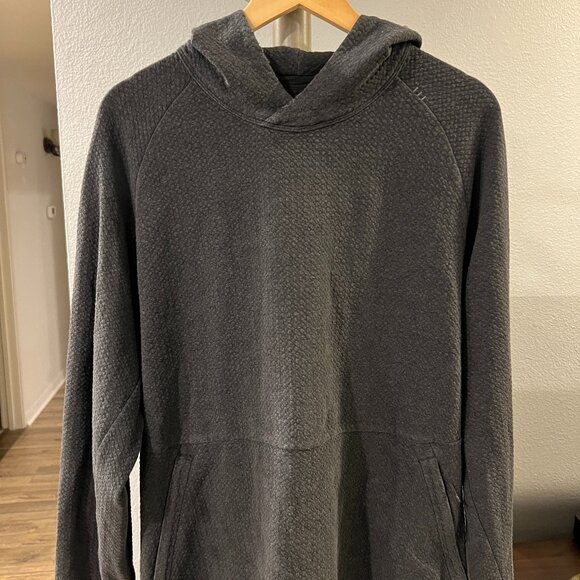 Lulu At Ease Hoodie - Size XXL - Charcoal Lululemon Hoodie Pullover At Ease - Picture 1 of 9